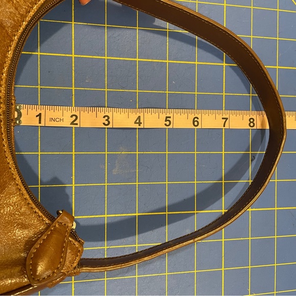 Wilson’s Leather small hobo handbag purse brown - Picture 4 of 6